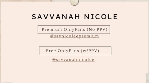 savnicoleepremium onlyfans leaked picture 1